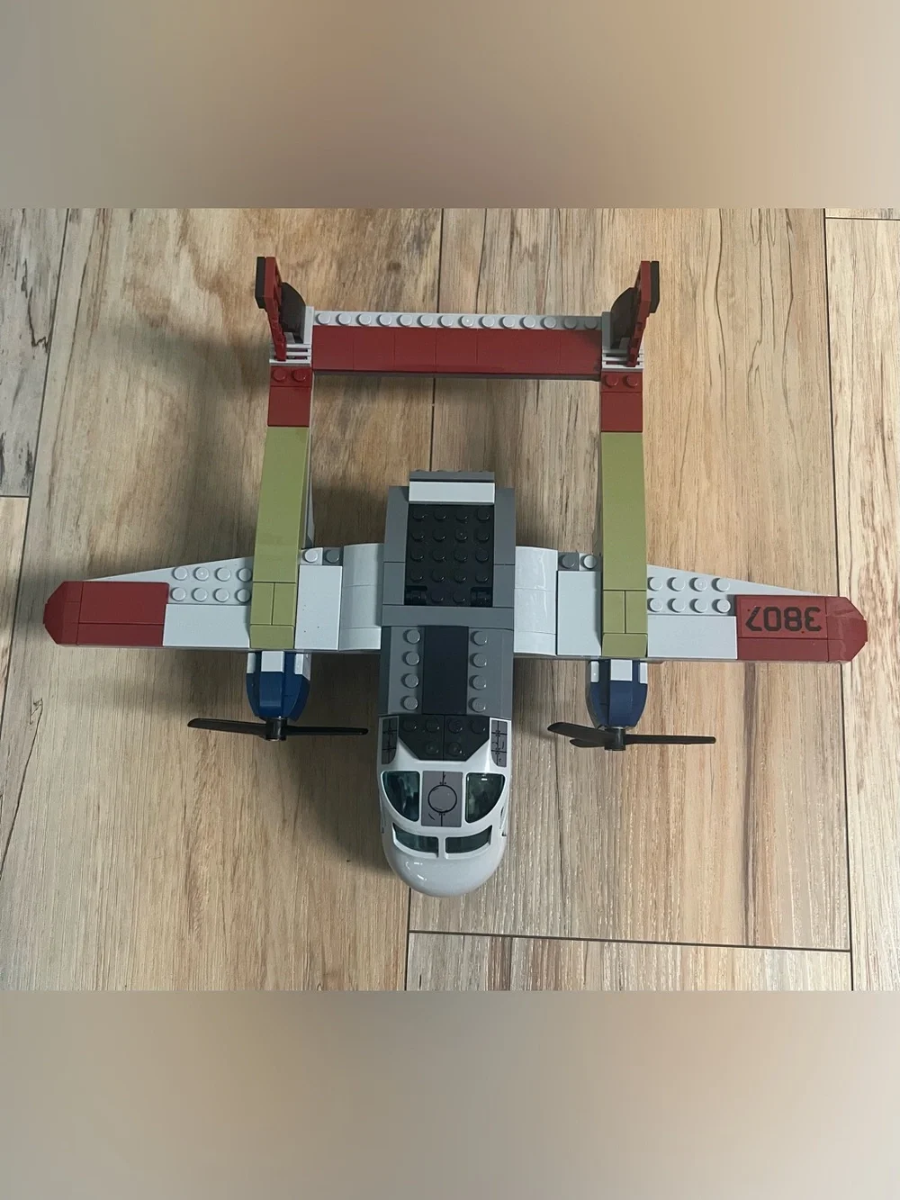 LEGO - Jurassic World - Quetzalcoatlus Plane Ambush - Part of Set 76947 *GLUED*